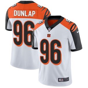 Cheap Men's Nike Cincinnati Bengals #96 Carlos Dunlap Vapor Untouchable Limited White NFL Jersey