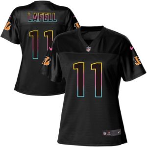 Cheap Womens Nike Cincinnati Bengals #11 Brandon LaFell Game Black Fashion NFL Jersey