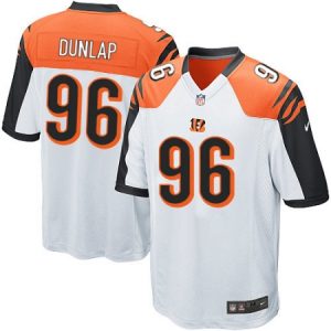 Men's Nike Cincinnati Bengals #96 Carlos Dunlap Game White NFL Jersey For Sale