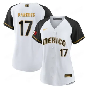 Cheap Women’s Mexico Baseball Jersey Alternate Isaac Paredes 17