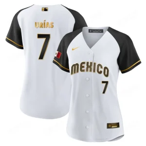 Women’s WBC Mexico Baseball Jersey Alternate Julio Urías 7