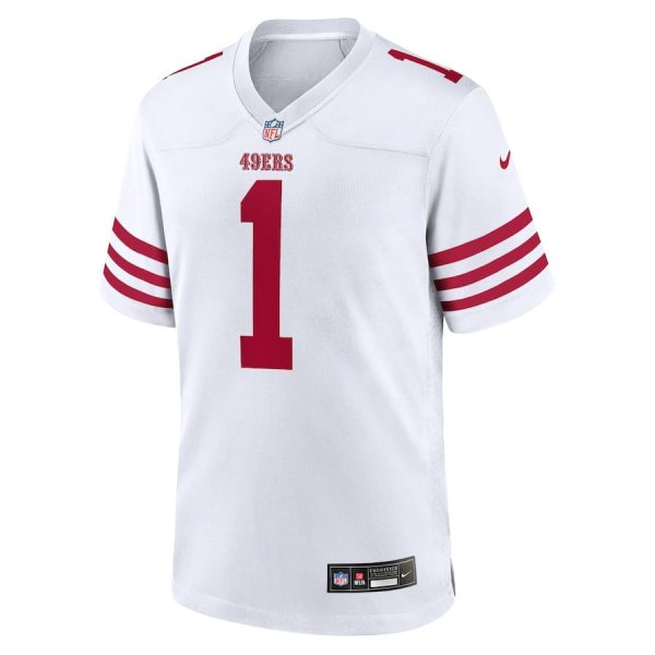 Deebo Samuel Sr 1 San Francisco 49ers Game Men NFL Jersey - White - Image 2