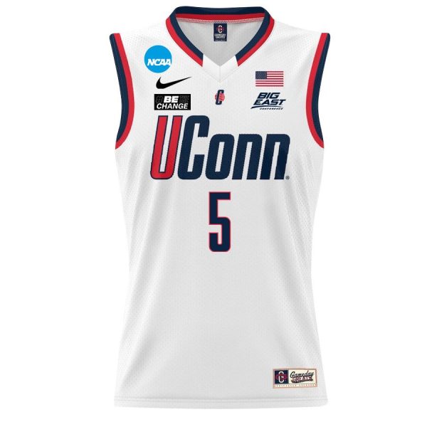 Cheap Paige Bueckers 5 UConn Huskies 2024 Women's Basketball Jersey - White, Unisex Jersey - Image 2