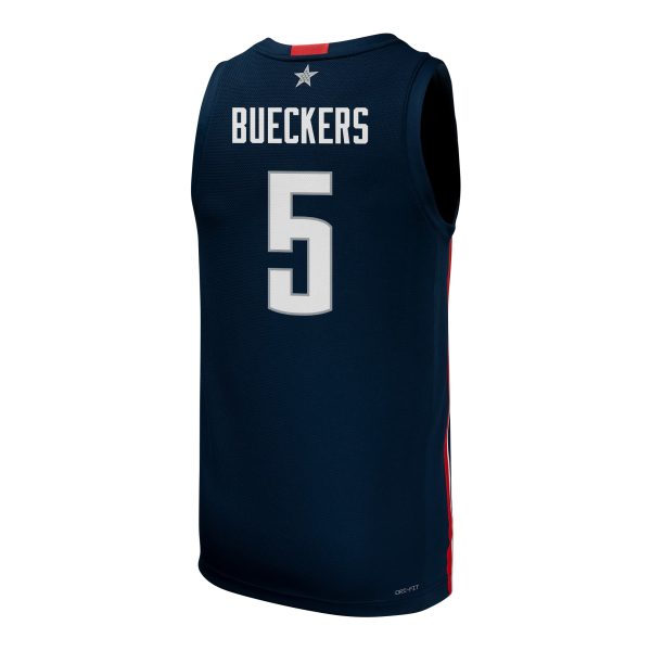 Cheap Paige Bueckers 5 UConn Huskies 2024 Women's Basketball Jersey - Navy, Unisex Jersey - Image 3