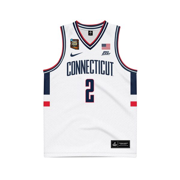 Cheap Tristen Newton 2 UConn Huskies 2024 Final Four Patch Men's Basketball Jersey - Unisex Jersey - Image 3