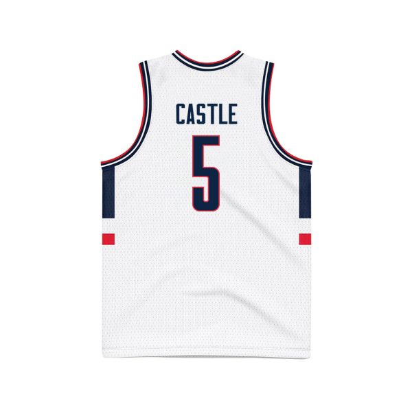 Cheap Stephon Castle 5 UConn Huskies 2024 Final Four Patch Men's Basketball Jersey - Unisex Jersey - Image 3