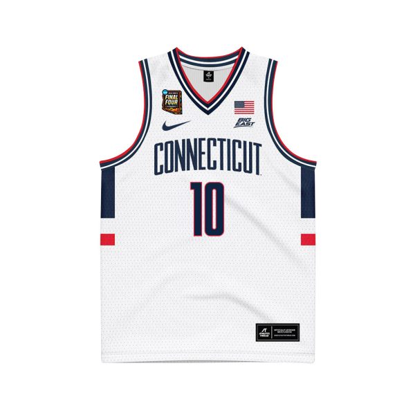 Cheap Hassan Diarra 10 UConn Huskies 2024 Final Four Patch Men's Basketball Jersey - Unisex Jersey - Image 3