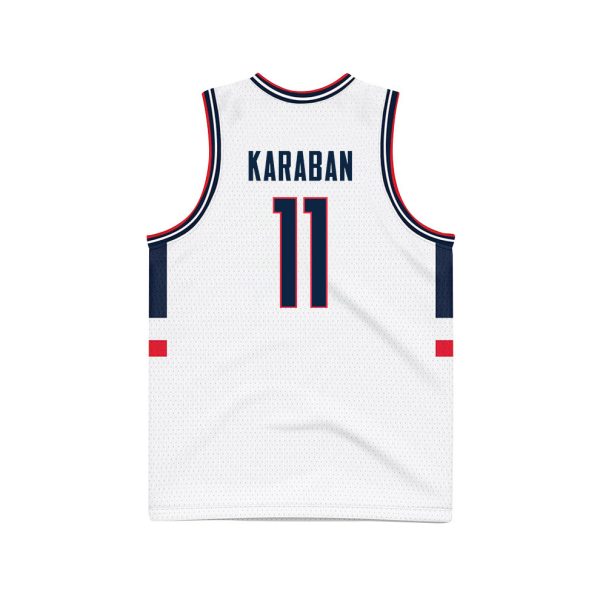 Cheap Alex Karaban 11 UConn Huskies 2024 Final Four Patch Men's Basketball Jersey - Unisex Jersey - Image 3