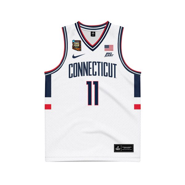 Cheap Alex Karaban 11 UConn Huskies 2024 Final Four Patch Men's Basketball Jersey - Unisex Jersey - Image 2