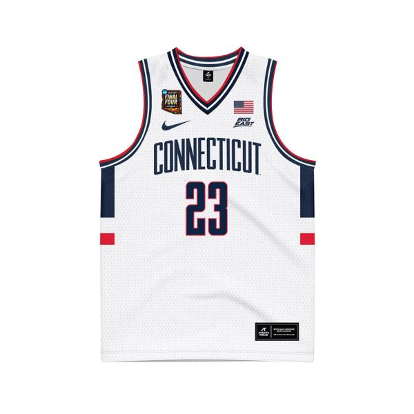 Cheap Jayden Ross 23 UConn Huskies 2024 Final Four Patch Men's Basketball Jersey - Unisex Jersey - Image 2