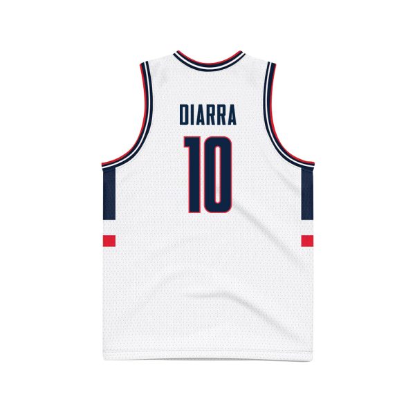 Hassan Diarra 10 UConn Huskies 2024 National Champions Patch Men's Basketball - Unisex Jersey - Image 2