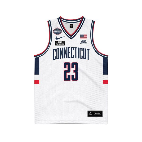 Jayden Ross 23 UConn Huskies 2024 National Champions Patch Men's Basketball - Unisex Jersey - Image 2