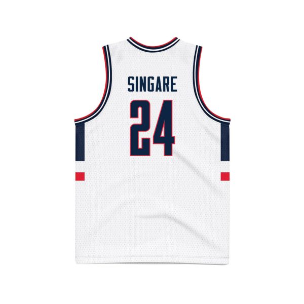 Youssouf Singare 24 UConn Huskies 2024 National Champions Patch Men's Basketball - Unisex Jersey - Image 3