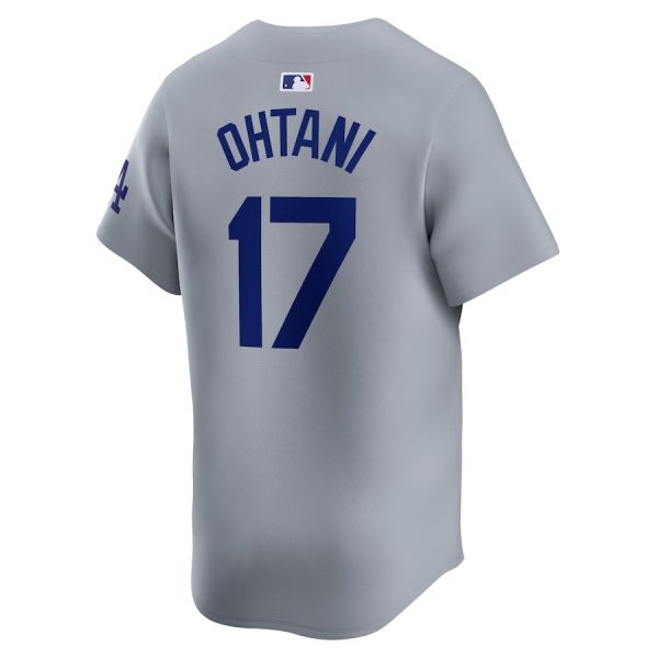 Shohei Ohtani 17 Los Angeles Dodgers Away Limited Men Player Jersey - Gray - Image 3