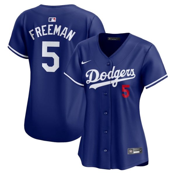 Freddie Freeman 5 Los Angeles Dodgers Alternate Limited Women Jersey - Royal