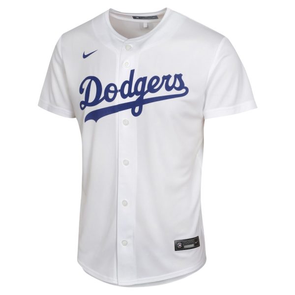 Freddie Freeman 5 Los Angeles Dodgers Home Game Player YOUTH Jersey - White - Image 2