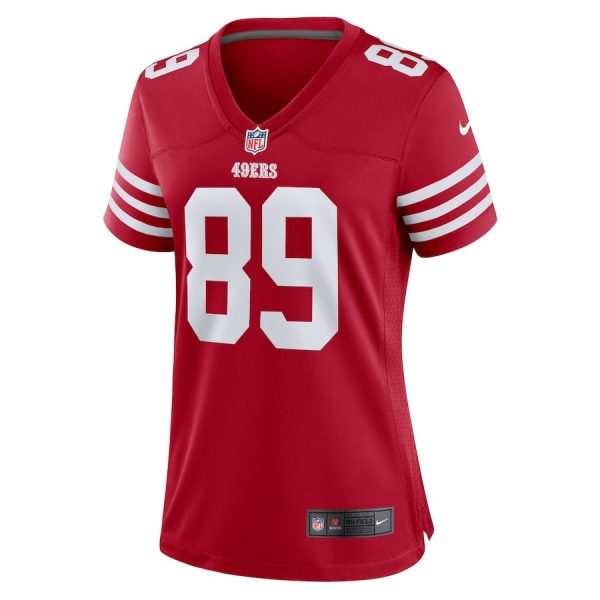 Charlie Woerner 89 San Francisco 49ers Women Game Jersey Scarlet - Image 2