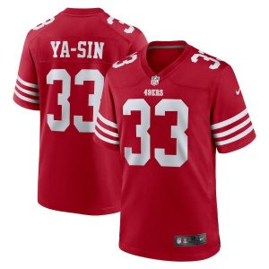 Rock Ya-Sin 33 San Francisco 49ers Team Game Scarlet Men Jersey Online