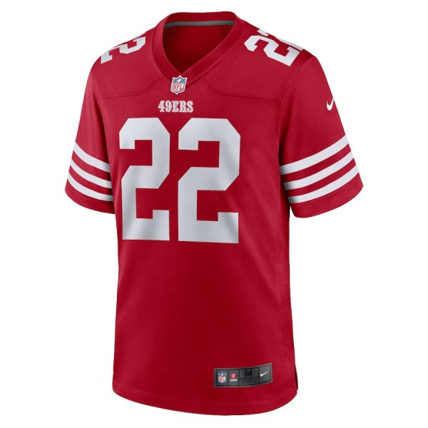 Isaac Yiadom 22 San Francisco 49ers Team Game Scarlet Men Jersey Online - Image 2