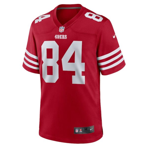 Chris Conley 84 San Francisco 49ers Game Scarlet Men Jersey - Image 2