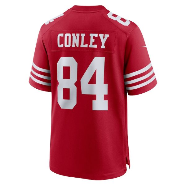 Chris Conley 84 San Francisco 49ers Game Scarlet Men Jersey - Image 3