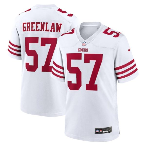 Dre Greenlaw 57 San Francisco 49ers Game White Men Jersey Cheap