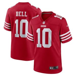 Ronnie Bell 10 San Francisco 49ers Game Scarlet Men Jersey