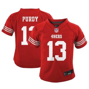 Brock Purdy 13 San Francisco 49ers Game Scarlet YOUTH Jersey For Sale