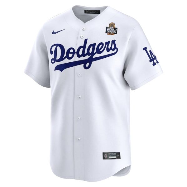 Los Angeles Dodgers 2024 World Series Limited White Men Jersey - Image 2