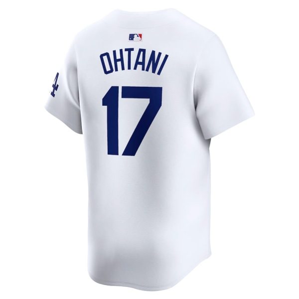 Shohei Ohtani 17 Los Angeles Dodgers 2024 World Series Home Limited Player White Men Jersey - Image 3