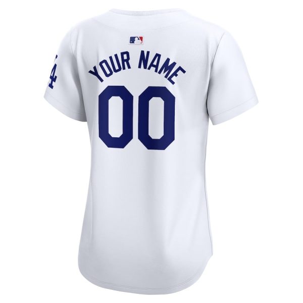 Los Angeles Dodgers Women's 2024 World Series Home White Custom Limited Jersey - Image 3