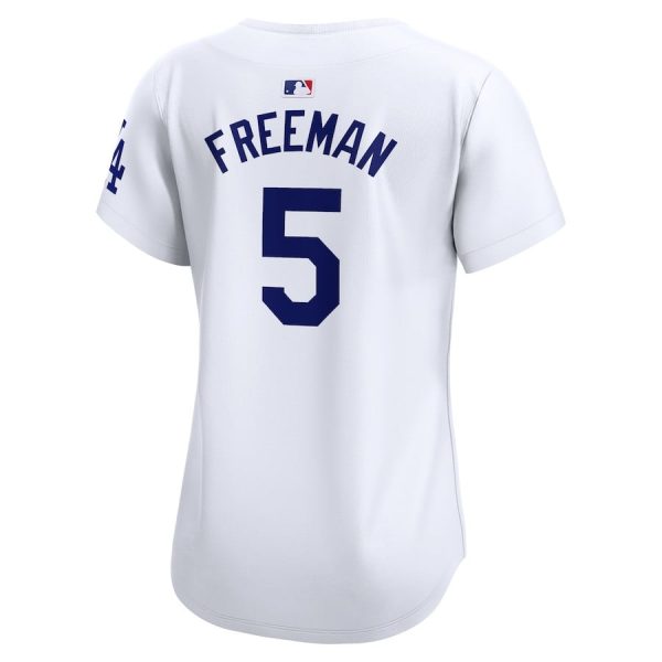 Freddie Freeman 5 Los Angeles Dodgers Women's 2024 World Series White Limited Player Jersey - Image 3