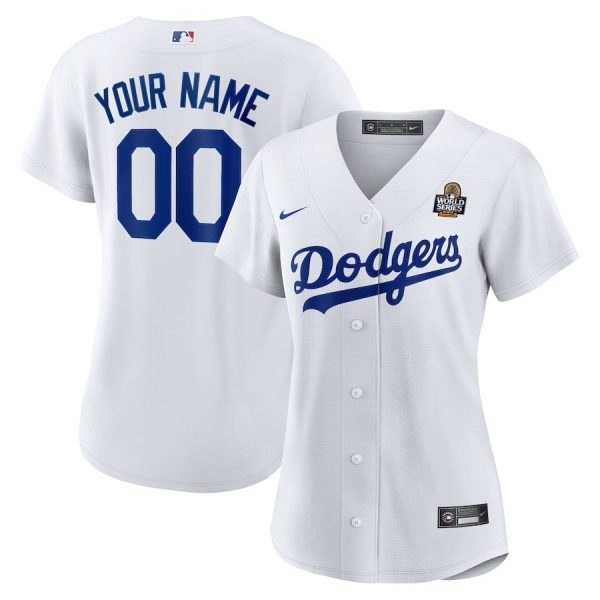 Los Angeles Dodgers Women's 2024 World Series Home Custom Jersey Sale