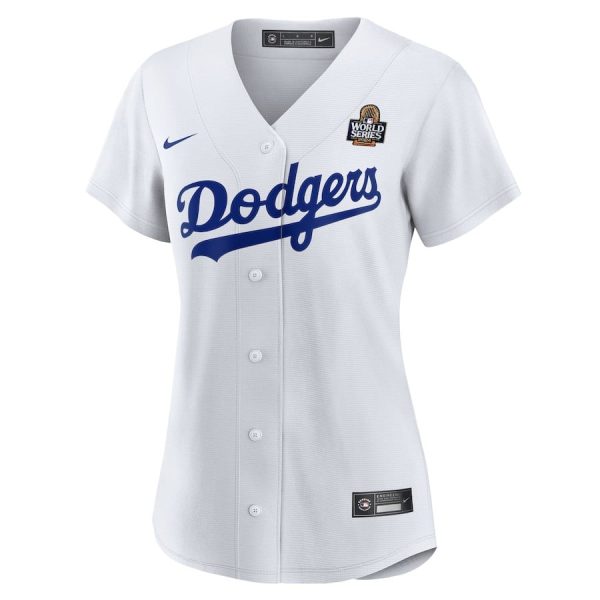 Los Angeles Dodgers Women's 2024 World Series Home Custom Jersey Sale - Image 2