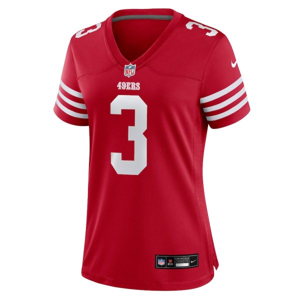 Mitch Wishnowsky 3 San Francisco 49ers Women’s Game Jersey For Sale - Image 2