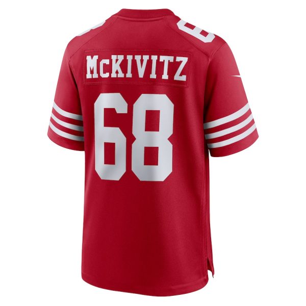 Colton McKivitz 68 San Francisco 49ers Men’s Game Jersey For Cheap - Image 3