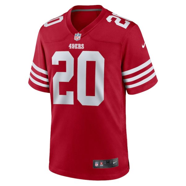 Ambry Thomas 20 San Francisco 49ers Game Men Jersey Cheap - Scarlet - Image 2