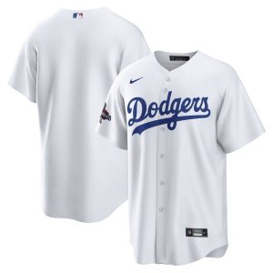 Los Angeles Dodgers 2024 World Series Champions Home White Men Player Jersey