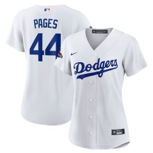 Andy Pages 44 Los Angeles Dodgers Women's 2024 World Series Champions Home Player Jersey Sale