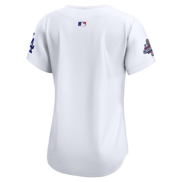 Los Angeles Dodgers Women's 2024 World Series Champions Home White Limited Jersey - Image 3