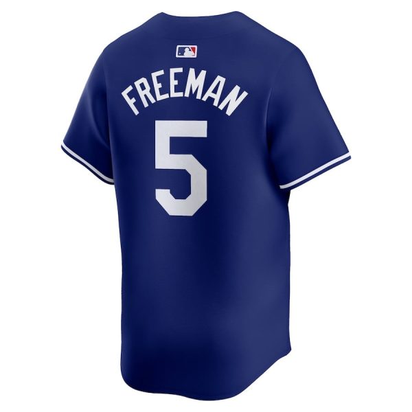 Freddie Freeman 5 Los Angeles Dodgers 2024 World Series Home Limited Player Royal Men Jersey - Image 3