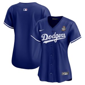 Los Angeles Dodgers Women's 2024 World Series Alternate Royal Limited Jersey