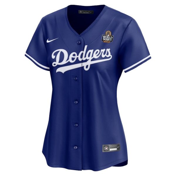 Los Angeles Dodgers Women's 2024 World Series Alternate Royal Limited Jersey - Image 2