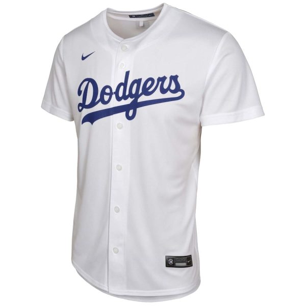 Jack Flaherty 0 Los Angeles Dodgers Home Player Game White YOUTH Jersey - Image 2