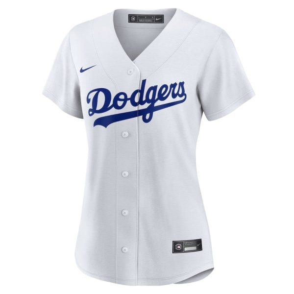 Blake Snell 7 Los Angeles Dodgers Home Player White Women Jersey - Image 2