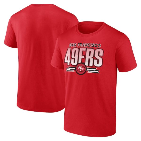 San Francisco 49ers Fading Out T-Shirt - Red