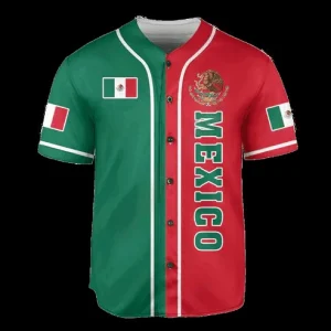 2023 Men's Mexico Baseball World Baseball Classic Jersey Green Red