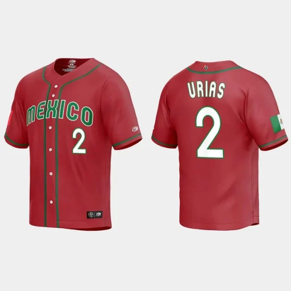 2023 Mexico Baseball World Baseball Classic Jersey Red Luis Urias 2