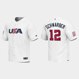 Youth Jersey USA Baseball 2023 World Baseball Classic Kyle Schwarber 12