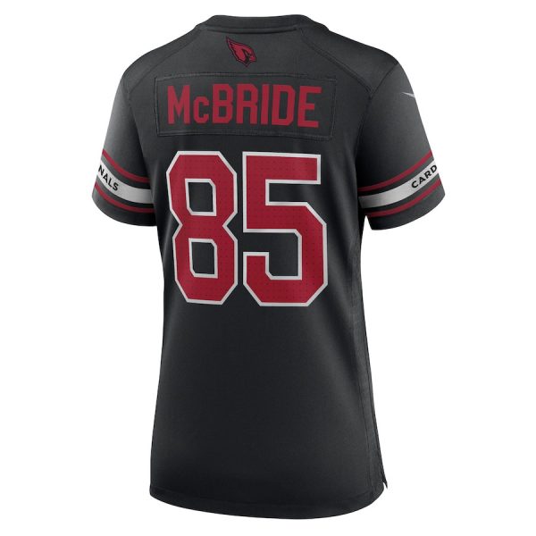 Trey McBride 85 Arizona Cardinals Women Alternate Game Jersey - Black - Image 3